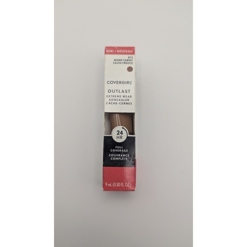 COVERGIRL Outlast Extreme Wear Concealer 872 Warm Tawny 24HR Full Coverage 9mL